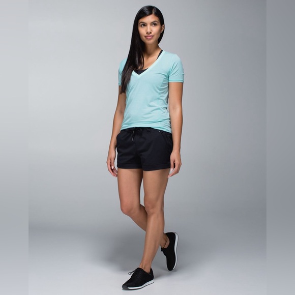 Lululemon✨EUC✨Silverscent Runner Up Short Sleeve✨Heathered Aquamarine✨size 4 - Picture 3 of 15